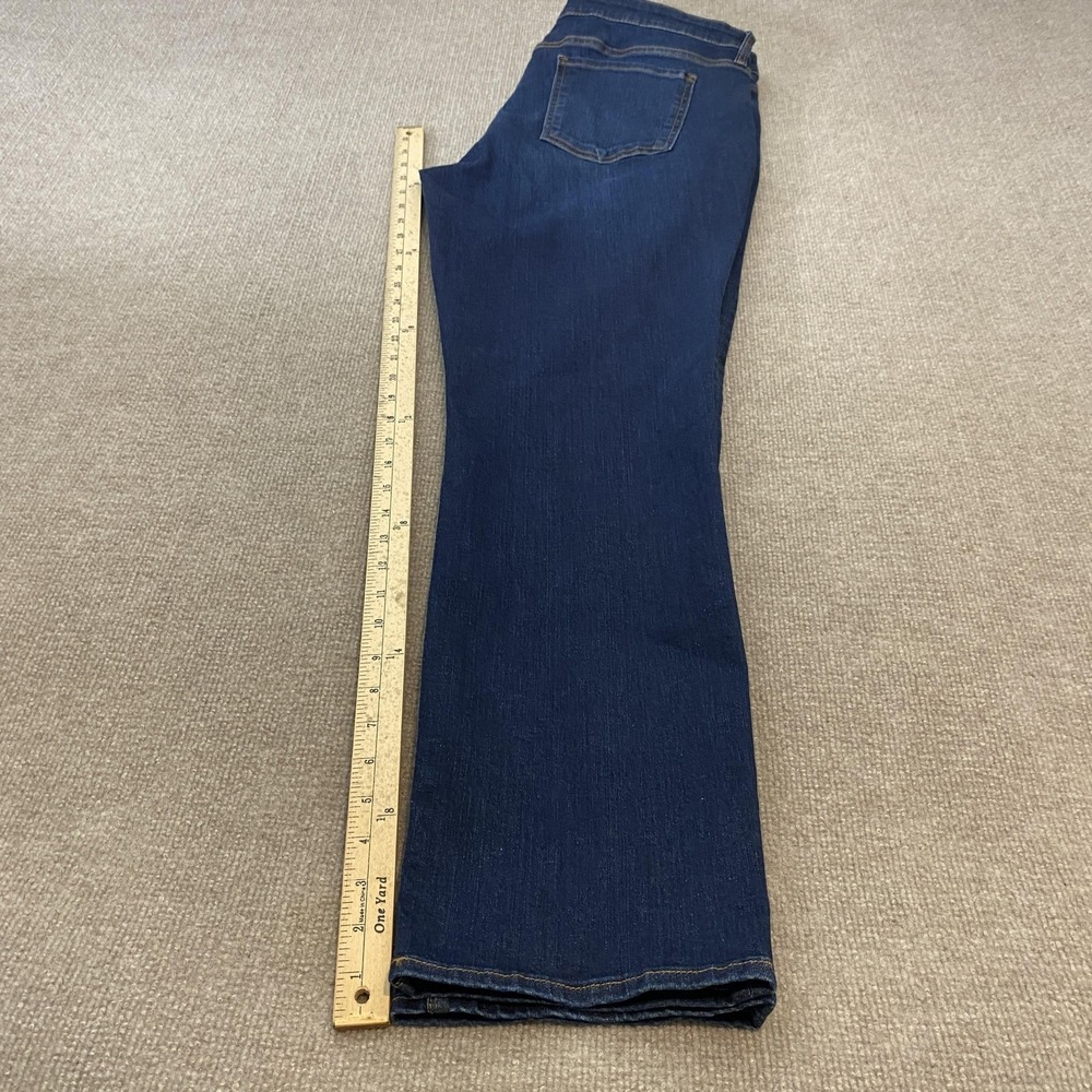 KUT From The Kloth Boyfriend Jeans Womens 16 Blue Dark Wash Mid Rise Stretch - Picture 8 of 11